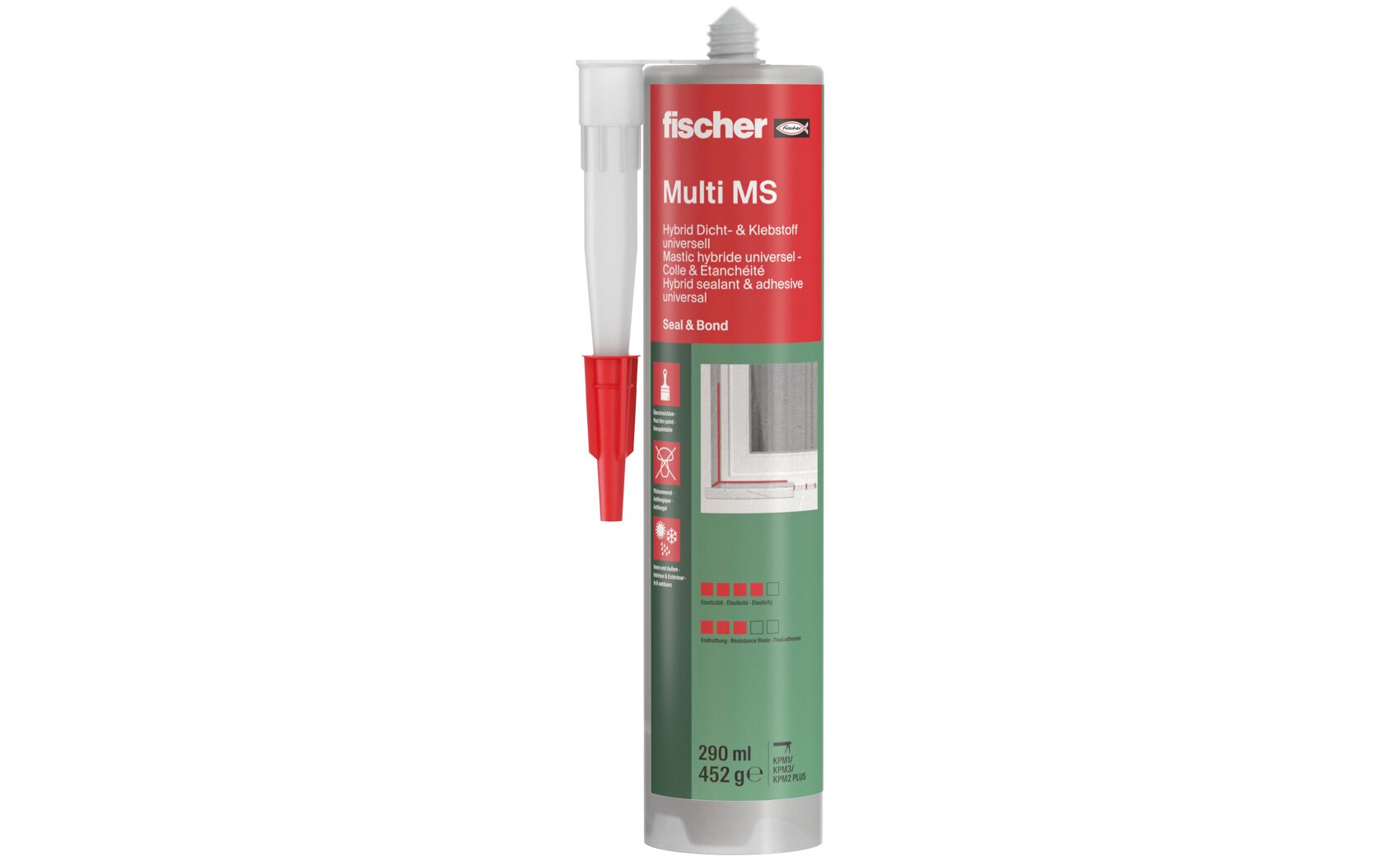 Fischer Set 4 Thermax 16/170 M12 Abstandsmontagesystem / Dämmstoffdübel  + 2 FIS VL 300T Mörtel + Multi MS
