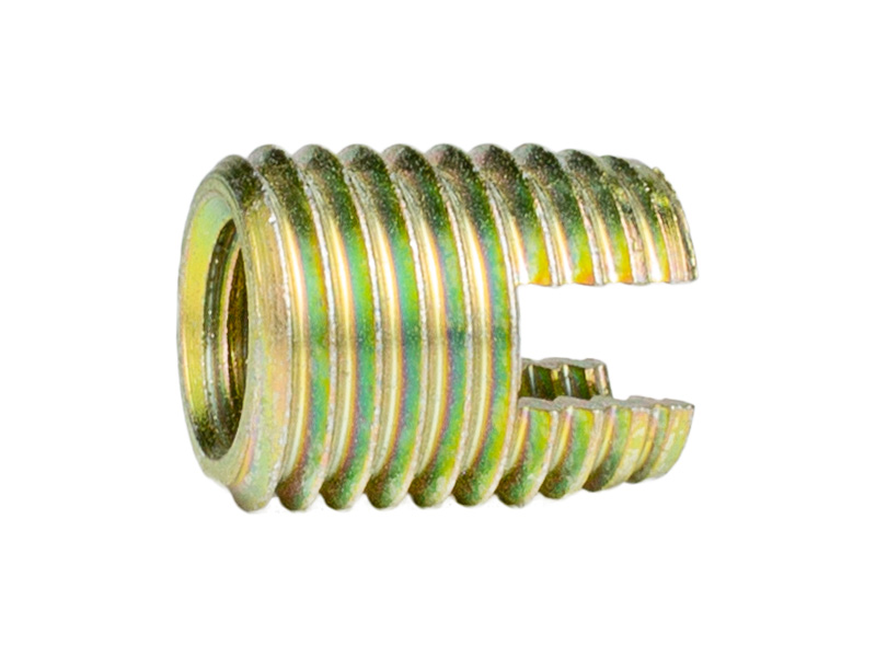 Gewindeeinsatz zum Einpresssen M 2,5 x 4,1mm - Messing - 100 Stück | 073-M2,5 Gewindeeinsatz zum Einpresssen M 2,5 x 4,1mm - Messing - 100 Stück | 073-M2,5