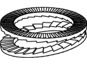 Nord-Lock 4 St. Edelstahl Keilsicherungsscheiben großer AD M12 - Hommel Nord-Lock 4 St. Edelstahl Keilsicherungsscheiben großer AD M12 - Hommel