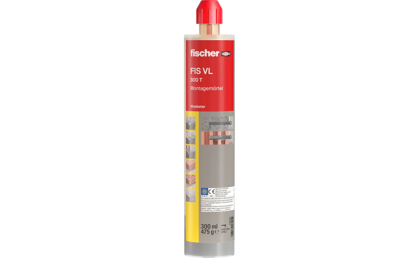 Fischer Set 4 Thermax 16/170 M12 Abstandsmontagesystem / Dämmstoffdübel  + 2 FIS VL 300T Mörtel + Multi MS