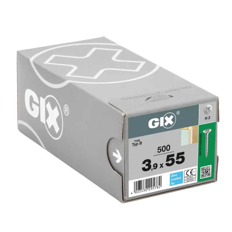 SPAX GIX-B Trockenbauschraube  Trompetenkopf Grobgewinde Kreuzschlitz galvanisch verzinkt