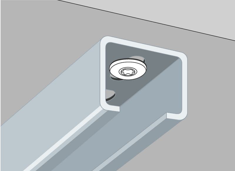 SPAX Betonschraube Panhead Stahl, galvanisch verzinkt