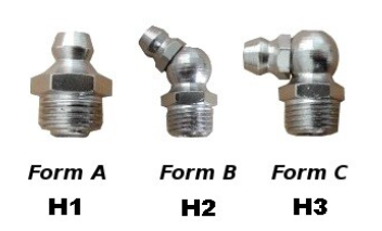 Fuchs+Sanders HN 8738 Sortiment Schmiernippel H1 H2 H3 verzinkt im Koffer