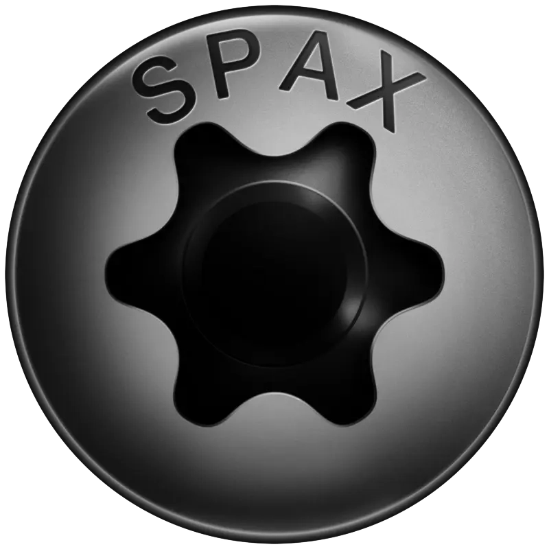 SPAX Universalschraube, Halbrundkopf, Vollgewinde, 4CUT, BLAX, T-STAR plus