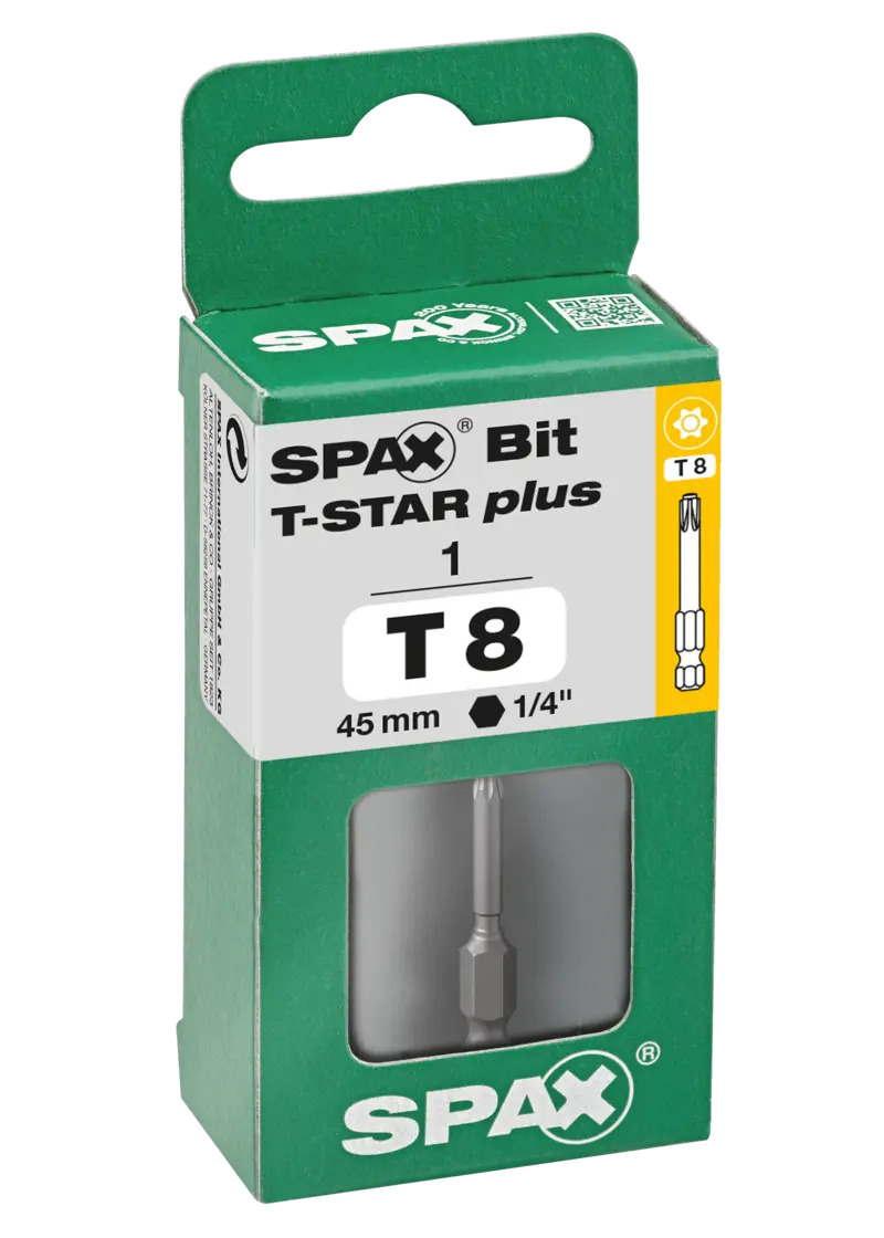 Spax Set SPAX Akustikschrauben 3,5×40 WIROX T8 | 200 Stk + SPAX Bit T-STAR plus ...