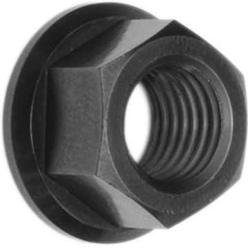 DIN 6923 Sechskantmutter mit Flansch Titan Grade 2 schwarz