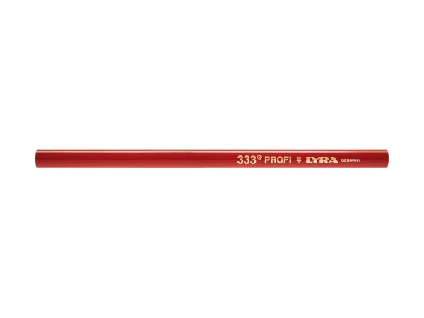 Lyra Zimmermanns-Bleistift 333 Profi oval rot 24cm