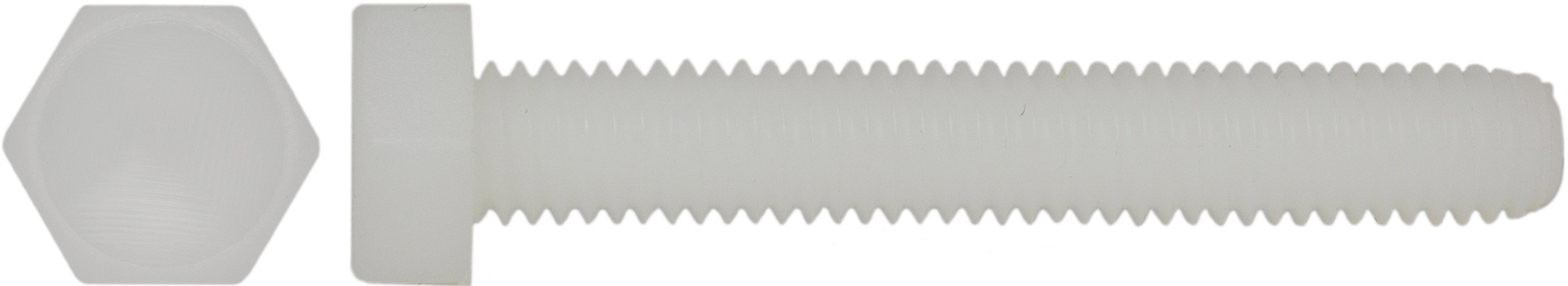 DIN 933 Sechskantschraube Vollgewinde Kunststoff PA 6.6 Nylon Polyamid M 8 x 50 