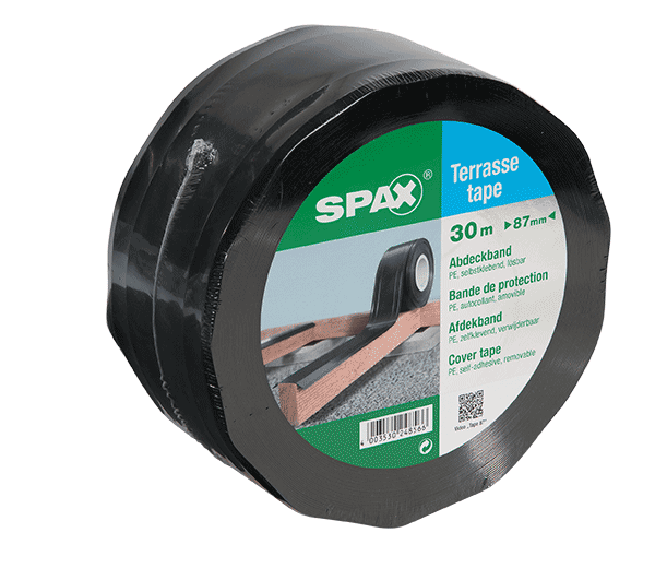 SPAX Tape Abdeckband 30 m x 87 mm auf Rolle