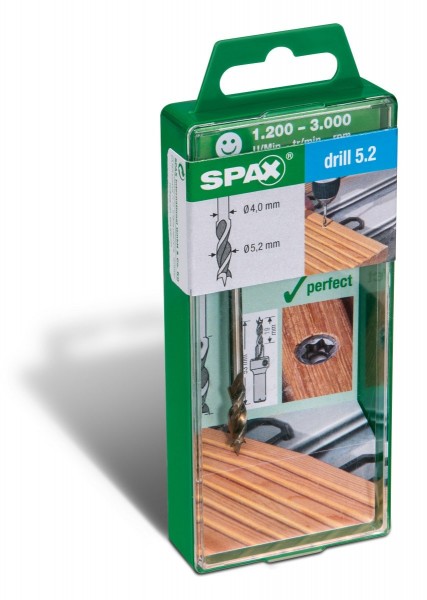 Spax Bohrer drill Ø 5,2 mm für Terrassenbau